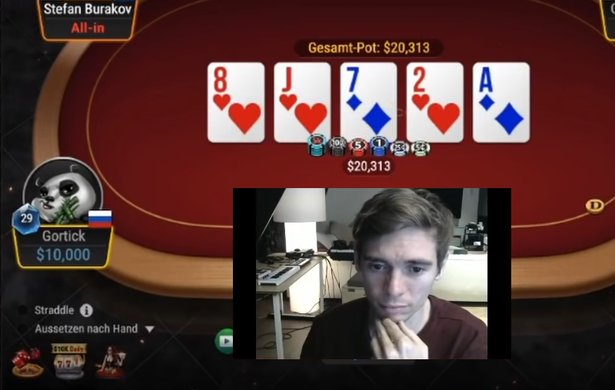 Федор Хольц пытается выиграть раздачу у Стефана